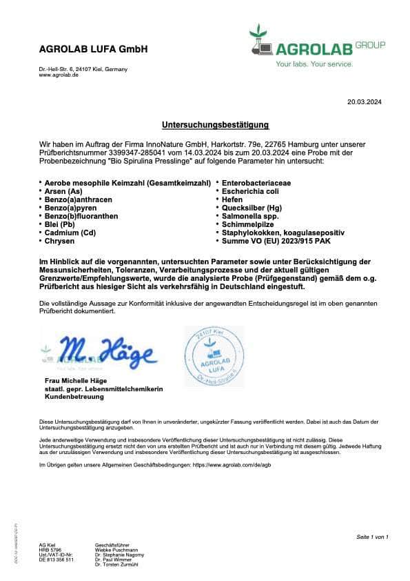 Bio Spirulina Presslinge - Image 11