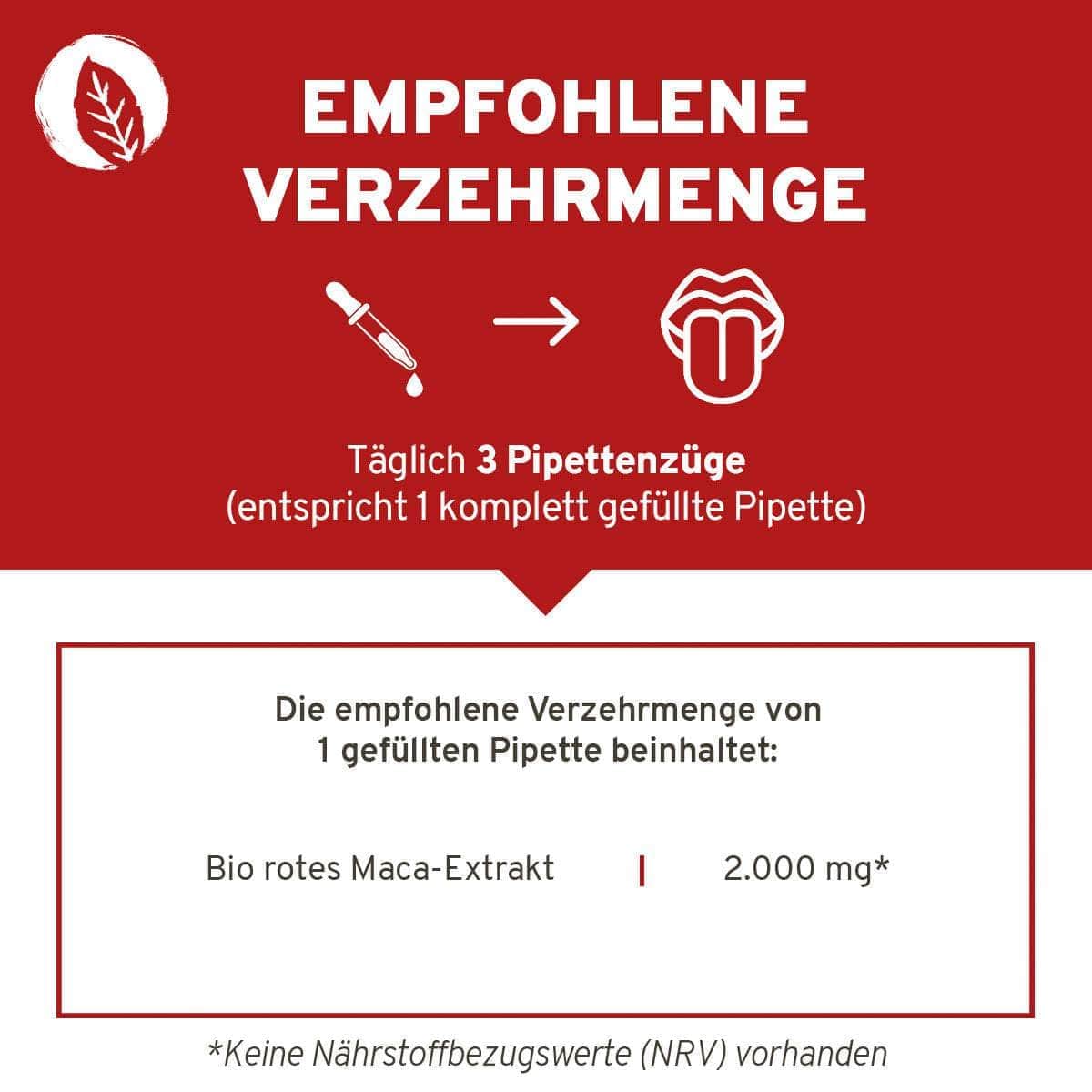 Bio rotes Maca-Extrakt Tropfen 75 ml - Image 3