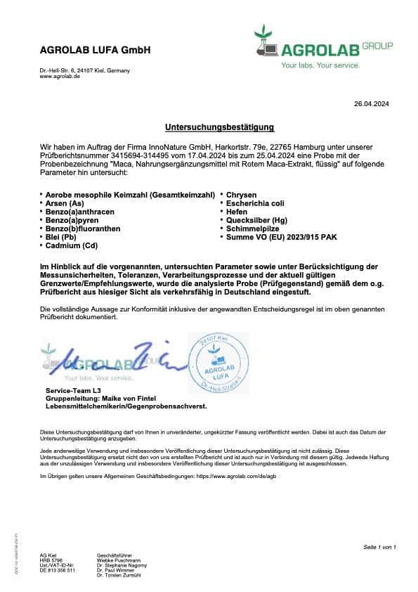 Bio rotes Maca-Extrakt Tropfen 75 ml - Image 8