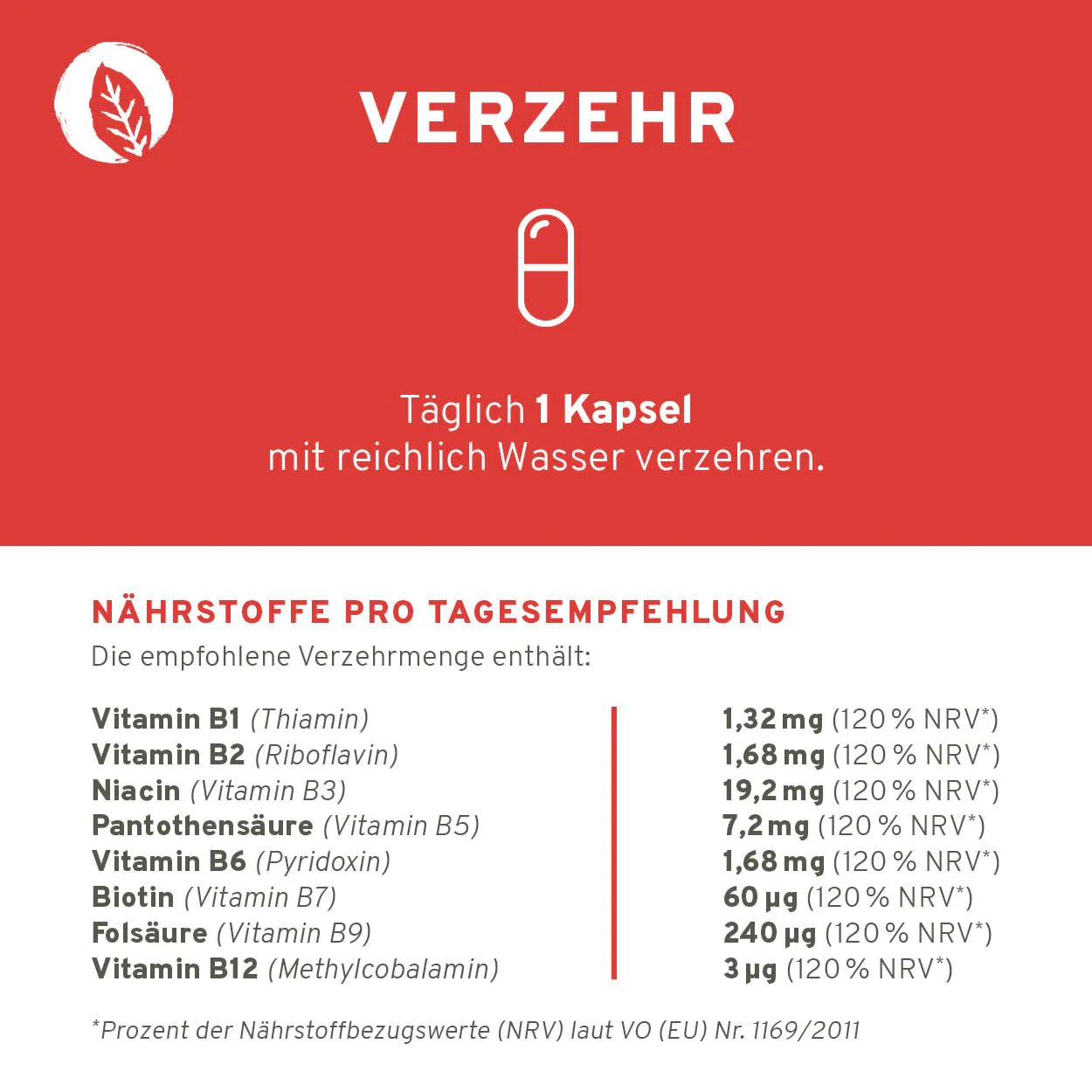 Natürliche Vitamin B Komplex Kapseln - Image 3