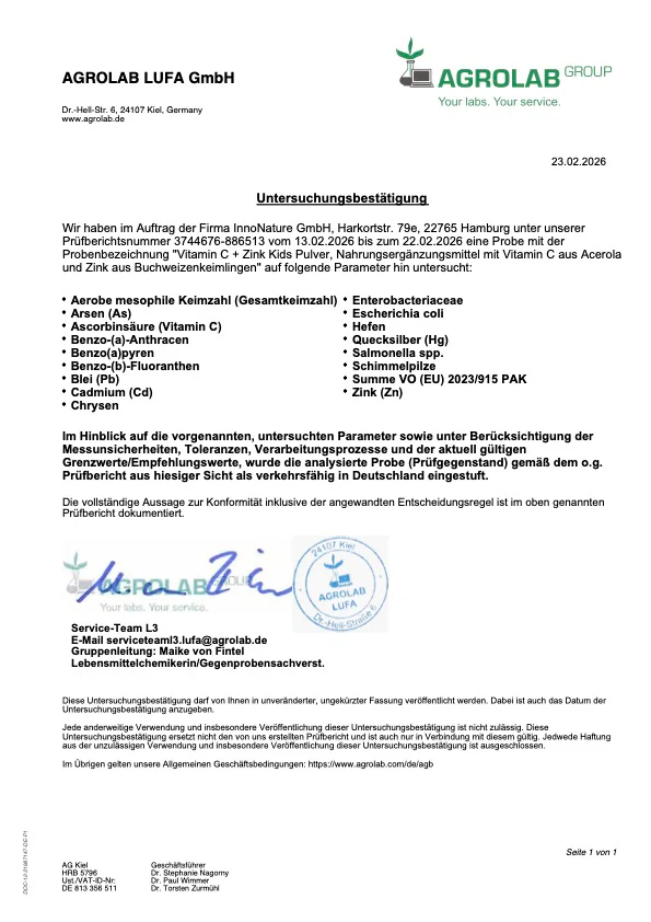 Vitamin C + Zink Kids Pulver 50g - Image 7